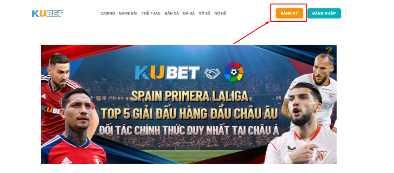 Hướng dẫn đăng ký Kubet